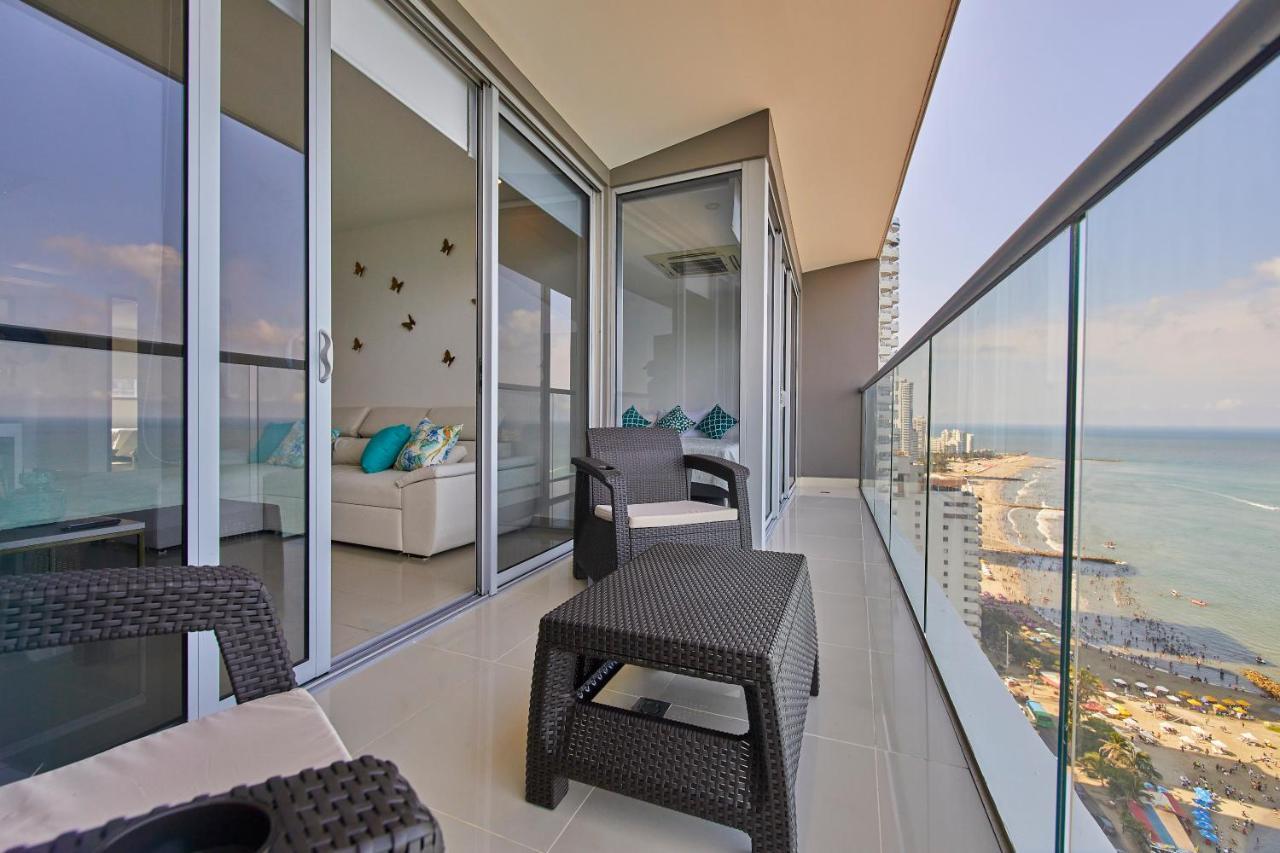 Beachfront Paradise With Outstanding Sunset Views Cartagena Exterior photo