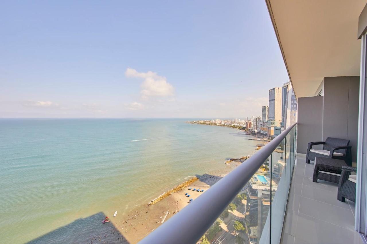 Beachfront Paradise With Outstanding Sunset Views Cartagena Exterior photo